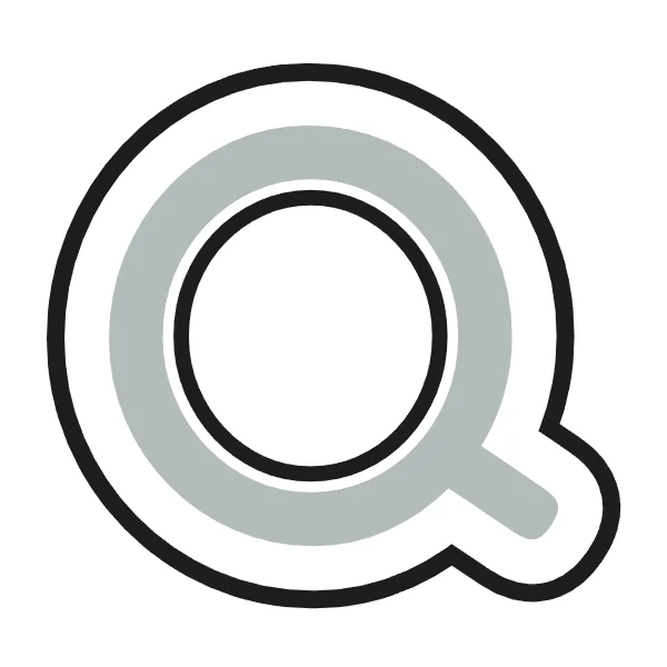How to draw bubble letter Q: step 2 of 4