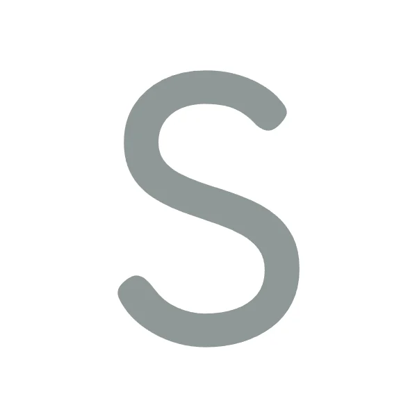 How to draw bubble letter S: step 1 of 4
