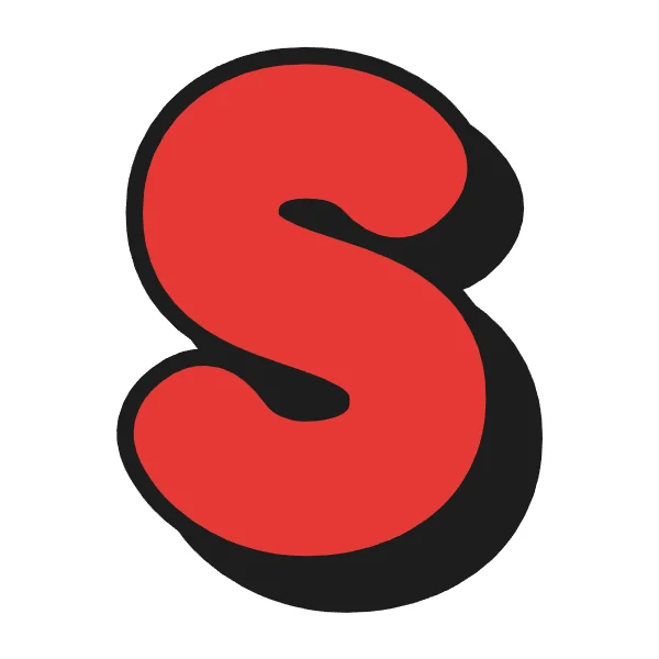 How to draw bubble letter S: step 4 of 4