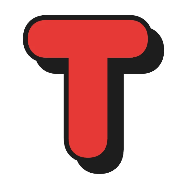 How to draw bubble letter T: step 4 of 4