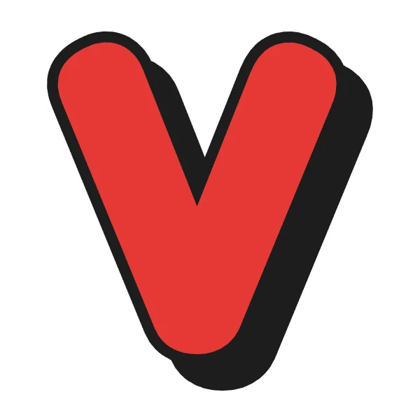 How to draw bubble letter V: step 4 of 4