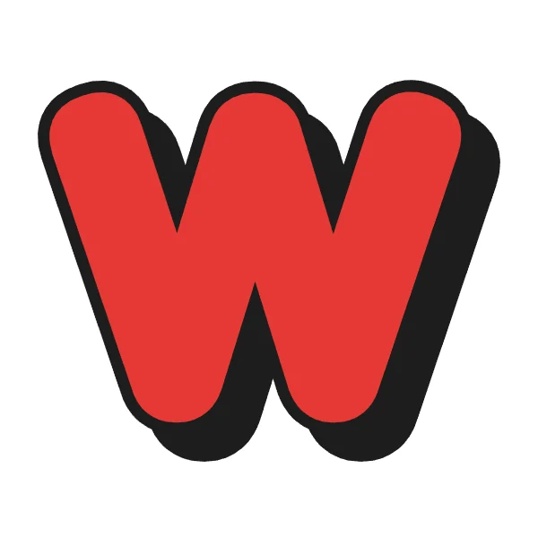 How to draw bubble letter W: step 4 of 4