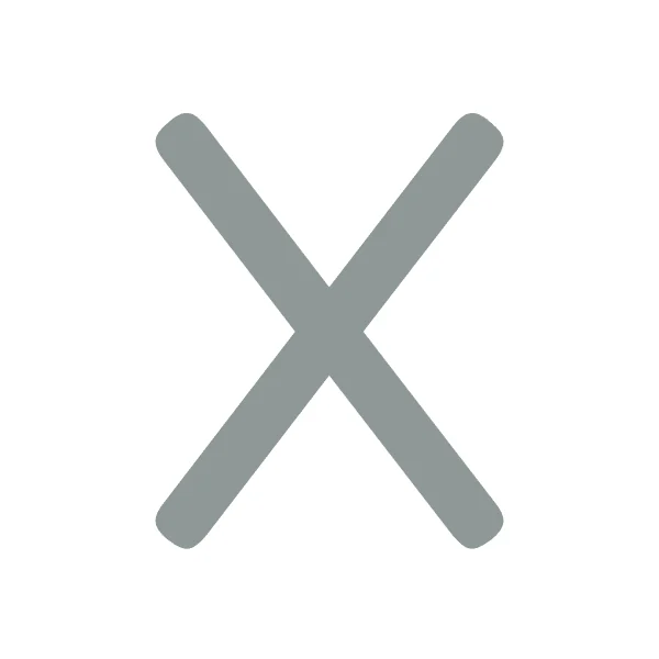 How to draw bubble letter X: step 1 of 4
