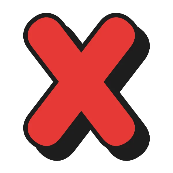 How to draw bubble letter X: step 4 of 4