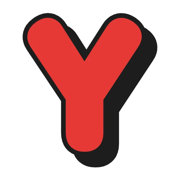 How to draw bubble letter Y: step 4 of 4