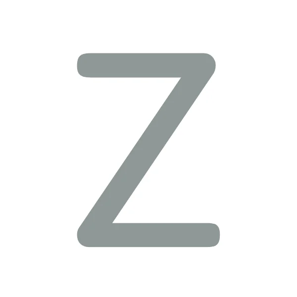 How to draw bubble letter Z: step 1 of 4