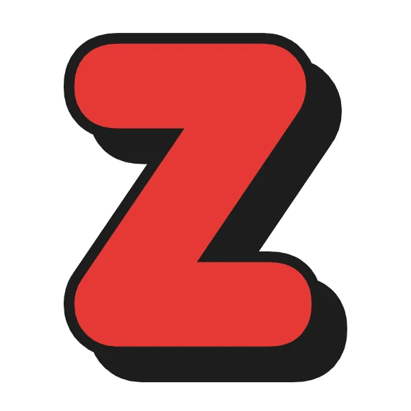 How to draw bubble letter Z: step 4 of 4