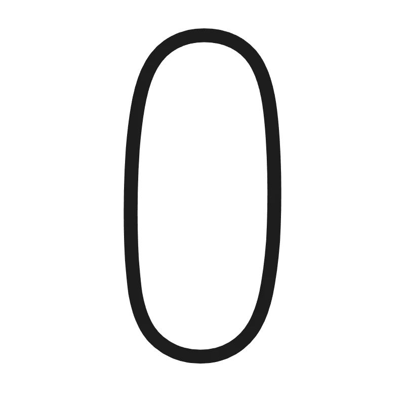 Bubble letter I – Classic style