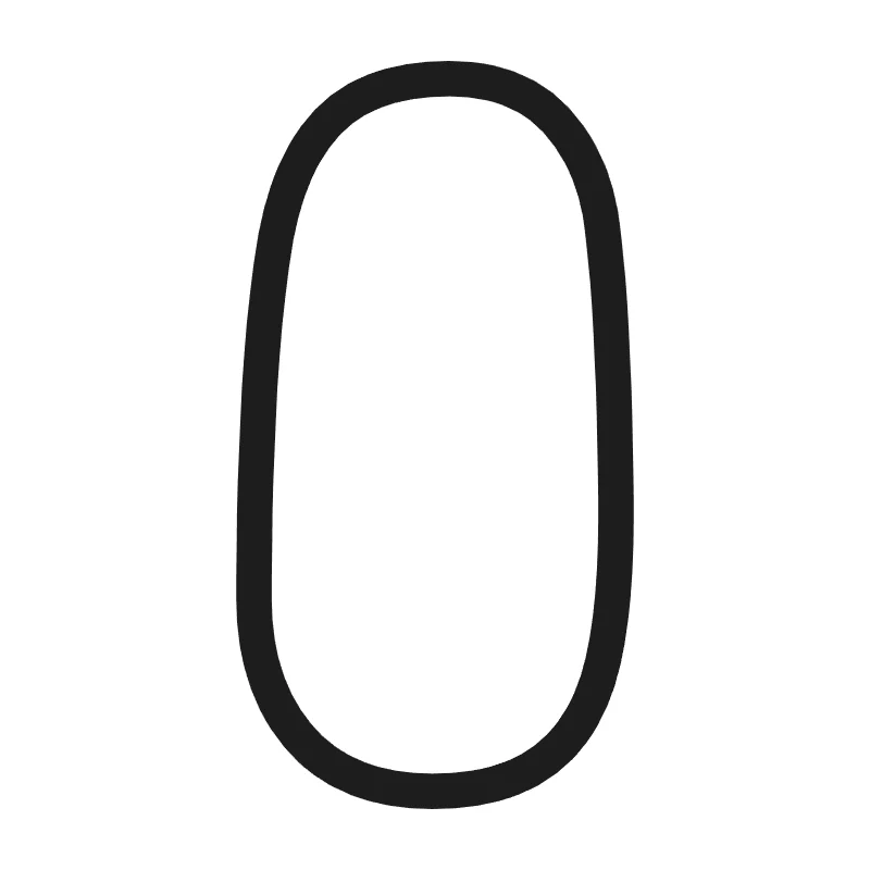 Bubble letter I – Hand-drawn style