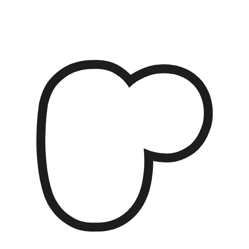 Lowercase bubble letter r – Cute style
