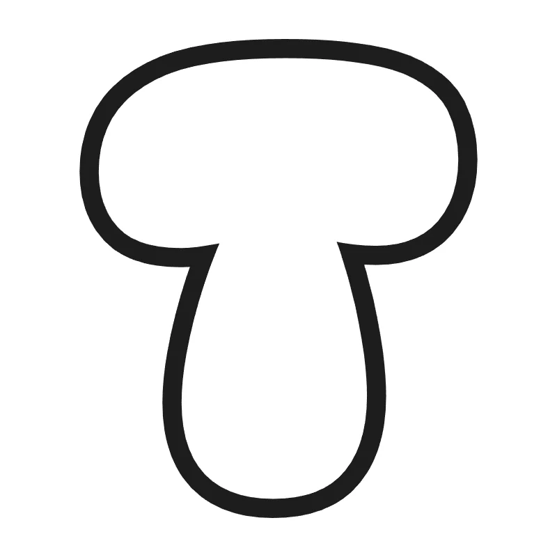 Bubble letter T – Classic style