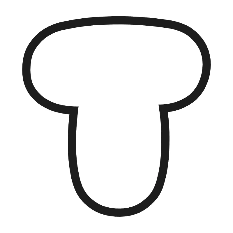 Bubble letter T – Cute style