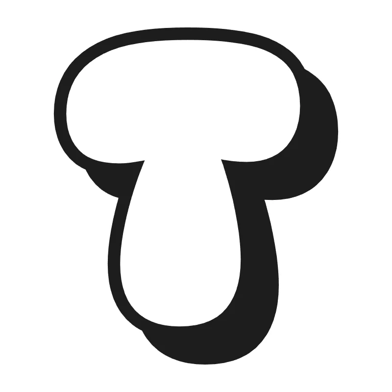 Bubble letter T – Shadow style