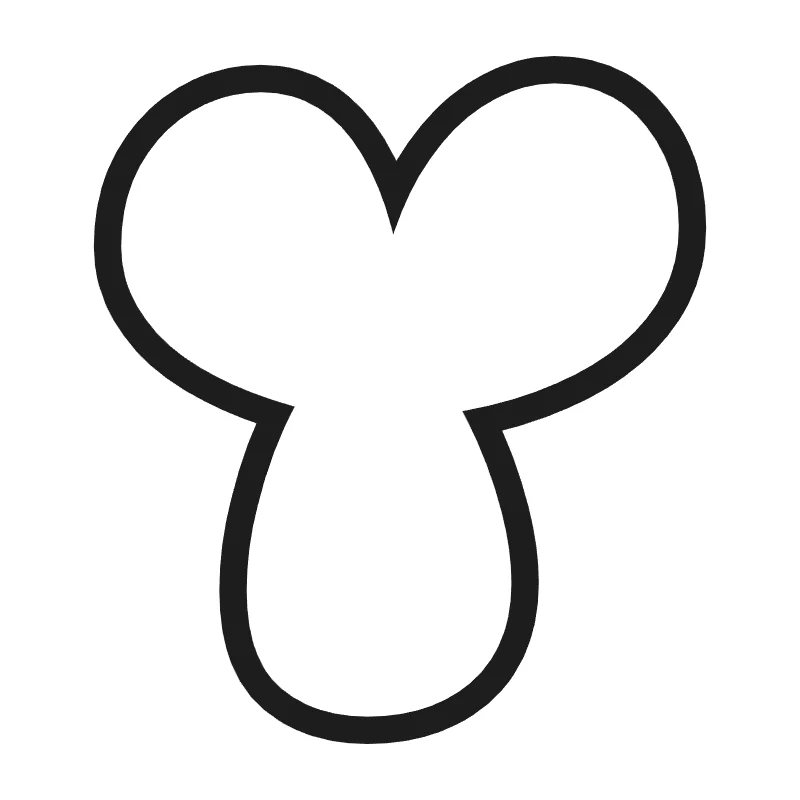 Bubble letter Y – Classic style