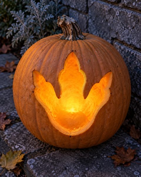 Dinosaur pumpkin carving stencils