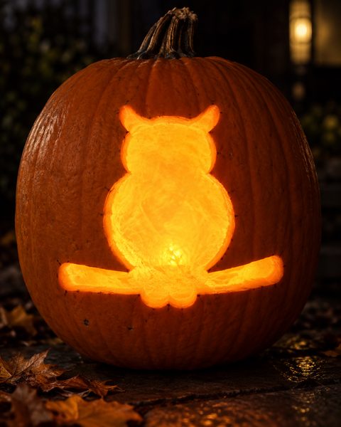 Owl pumpkin carving stencils