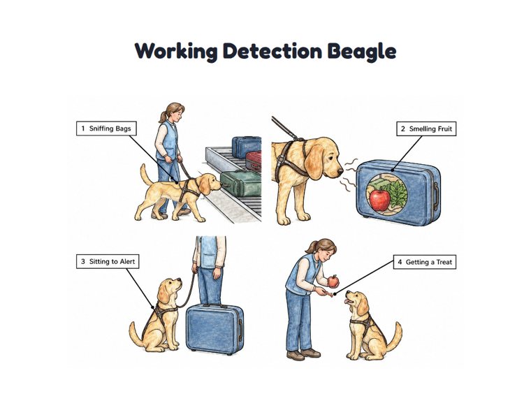 Working Detection Beagle worksheet (Hard, Grades 3–4)