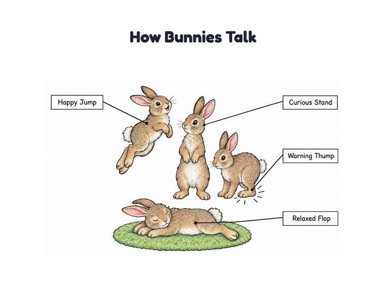 How Bunnies Talk worksheet (Medium, Grades 1–2)