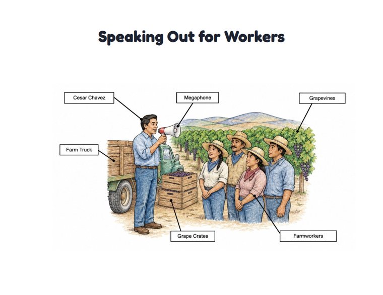 Speaking Out for Workers worksheet (Hard, Grades 3–4)
