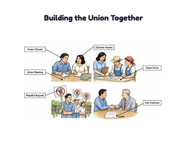 Building the Union Together worksheet (Hard, Grades 3–4)