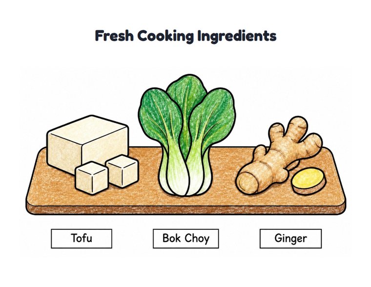 Fresh Cooking Ingredients worksheet (Easy, Pre-K–K)
