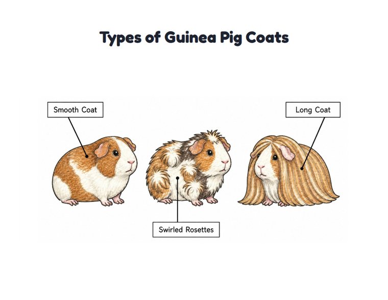 Types of Guinea Pig Coats worksheet (Medium, Grades 1–2)