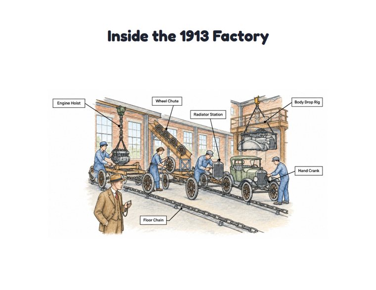 Inside the 1913 Factory worksheet (Hard, Grades 3–4)