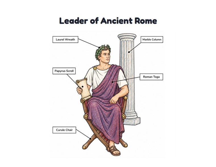 Leader of Ancient Rome worksheet (Medium, Grades 1–2)