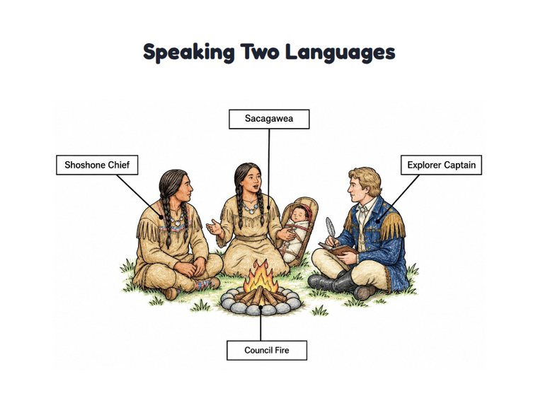 Speaking Two Languages worksheet (Medium, Grades 1–2)