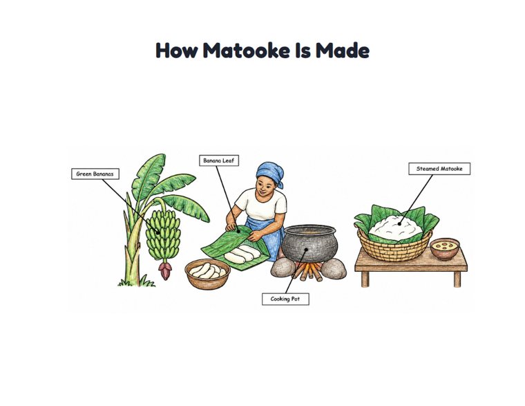 How Matooke Is Made worksheet (Medium, Grades 1–2)